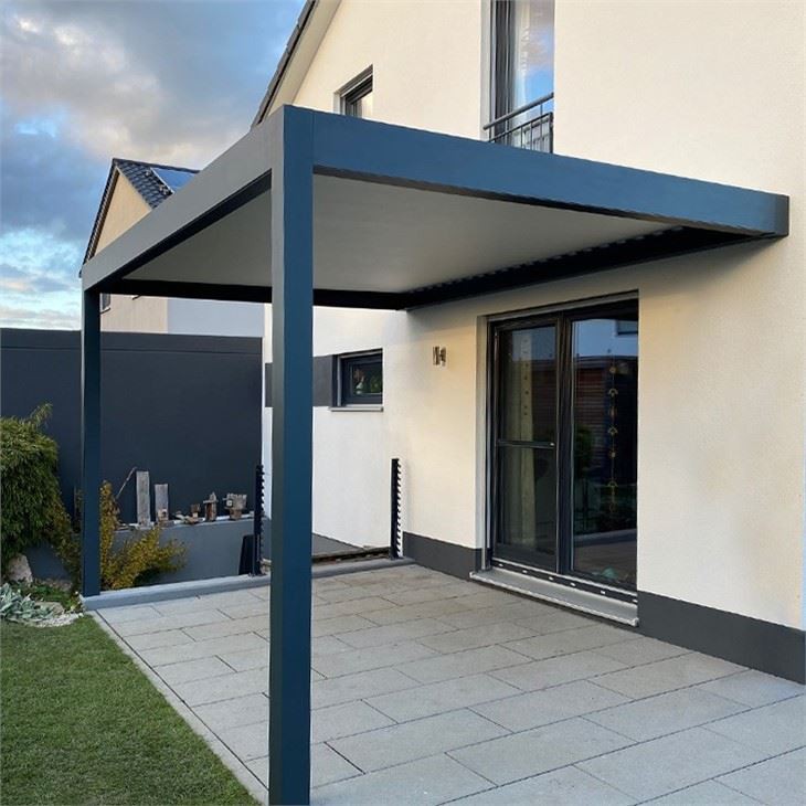 Backyard Attached Pergola